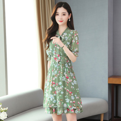 2024 Rochie elegantă din șifon, florală, sexy, mini rochie de vară ocazională, vintage, rochie de absolvire, rochie scurtă de petrecere pentru femei