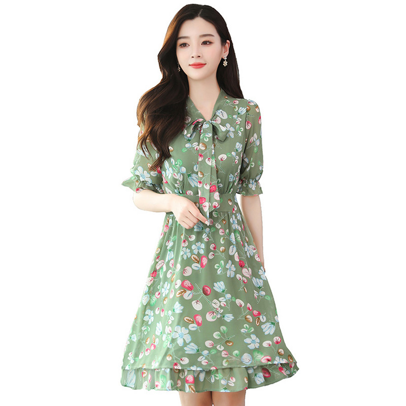 2024 Rochie elegantă din șifon, florală, sexy, mini rochie de vară ocazională, vintage, rochie de absolvire, rochie scurtă de petrecere pentru femei