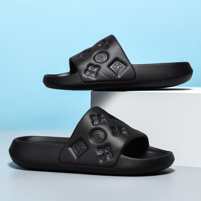 Καλοκαιρινές γυναικείες παντόφλες Luxurious Fretwork Slides Τσόκαρα για εξωτερικούς χώρους Σανδάλια παραλίας Indoor Home Slides Loafers Γυναικεία παπούτσια μπάνιου