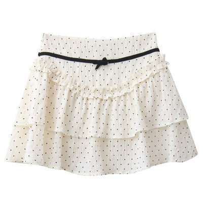 HOUZHOU Kawaii Sweet Streetwear Mini Skrits Naiste Korea moe vintage elegantsed täppidega volangidega A-joonega seelikud 2024 Y2k