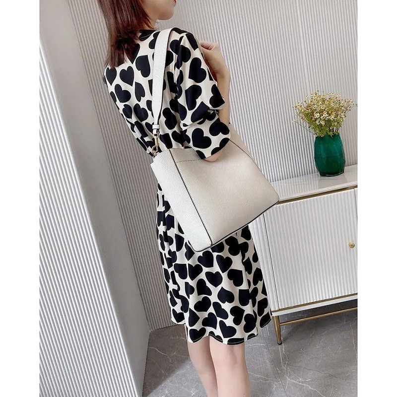 Mini rochie cu fundă de bandaj cu pliuri libere imprimate de epocă Îmbrăcăminte pentru femei 2023 rochie nouă cu mâneci bufante de birou pentru damă