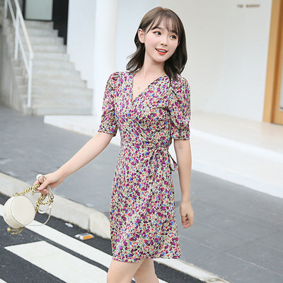 Γυναικεία φορέματα 2023 Επίδεσμος λουλουδιών Γυναικείο φόρεμα γιορτινό Floral φανταχτερά ρούχα μίντι Νέα σε Ολόσωμο Xl Οικονομικά Casual Hot