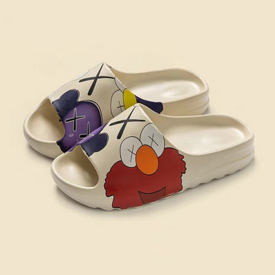 Senzație de călcat pe fecale, papuci de nucă de cocos pentru bărbați, casă de vară, baie, baie, casă de interior, tălpi groase pentru exterior