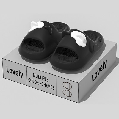 Papuci de casă noi pentru femei pentru pisici Papuci de interior cu patru anotimpuri Pantofi drăguți pentru camera de zi pentru femei Papuci de desene animate confortabili