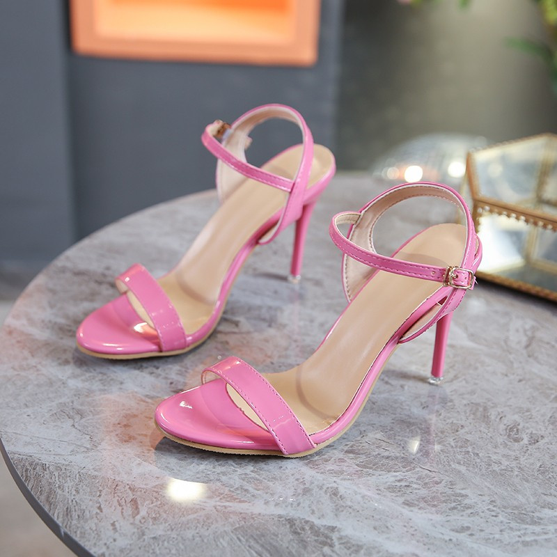 Naiste kõrged kontsad, 2024. aasta suvesandaalid, uus mood Gladiaatori sandaalid Naiste avatud kontsaga peokingad, suur suurus 45 Zapatos