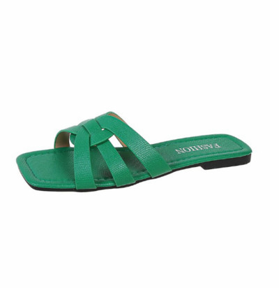 Naiste lamedad sussid 2023, uued suvised sandaalid, moes, rannas slingback plätusid, vabaaja naistele, väljas kandilised varbad Zapatos