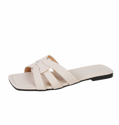 Naiste lamedad sussid 2023, uued suvised sandaalid, moes, rannas slingback plätusid, vabaaja naistele, väljas kandilised varbad Zapatos