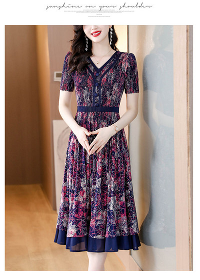 Rochii elegante 2024 pentru damă, subțire, casual, florale, de bază, de înaltă calitate, cu mâneci scurte, chic, pentru petrecere pe plajă, rochii lungi pentru femei