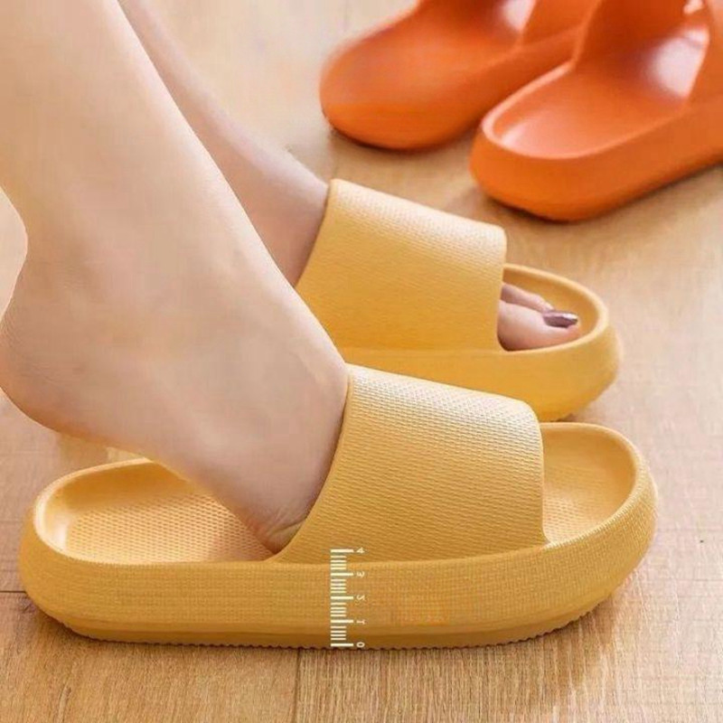 Papuci cu fund gros din nor pentru femei, vara 2024, ușoare, cu talpă moale, sandale cu platformă pentru femei, pantofi de plajă ocazional, pantofi de plajă