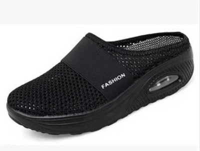 Pantofi de mers pentru femei, cu pernă, pantofi de mers, ortopedici, diabetici, cu platformă, papuci cu plasă, papuci cu pană pentru femei