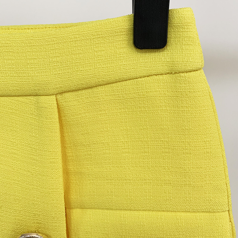 HIGH STREET uus mood 2024 disainerseelik Naiste lõvinööpidega kaunistatud tekstuuriga sobiv seelik