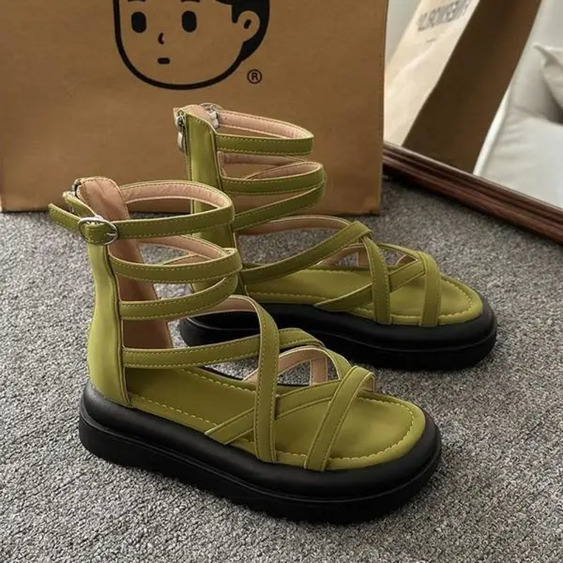 Moodsad naistejalatsid 2024 Hingavad muffinid jalatsid Suurendava kõrgusega ummistused kontsaga kiilu sandaalid Suvised espadrillid Platform Me