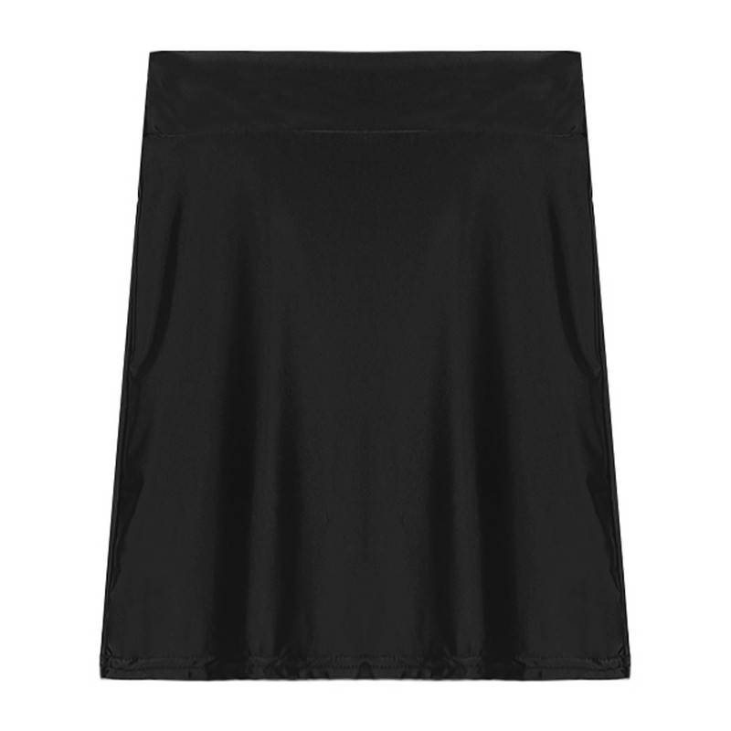 Γυναικεία γυαλιστερή μίνι φούστα μονόχρωμη Sexy High Waist Rave Nightclub Party Festival Ελαστική Pencil Φούστα για σκηνική παράσταση