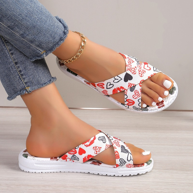 Naiste sandaalid Ortopeedilised kiilukontsad sandaalid 2024. aasta suvel, uued moodsed pandlaga kingad naistele, plätud Zapatos De Mujer