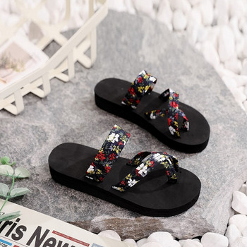 Летни дамски джапанки Ежедневни чехли Плоски сандали Плажни обувки с отворени пръсти Модни дамски сандали на платформа Zapatos De Mujer