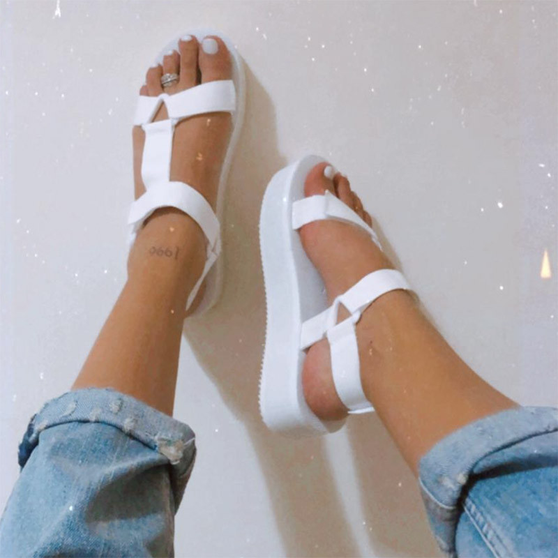 Ljetne sandale 2024. Putne ženske cipele Nove protuklizne sandale Pjenasti potplat Izdržljive sandale Ženske papuče za plažu na otvorenom Hook&Loop