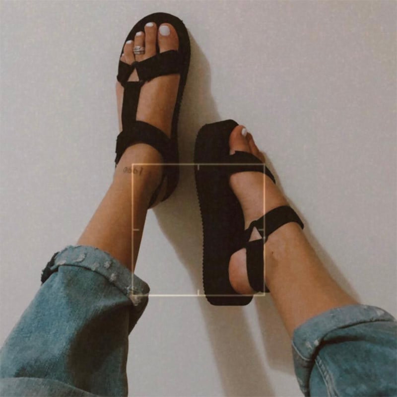 Ljetne sandale 2024. Putne ženske cipele Nove protuklizne sandale Pjenasti potplat Izdržljive sandale Ženske papuče za plažu na otvorenom Hook&Loop