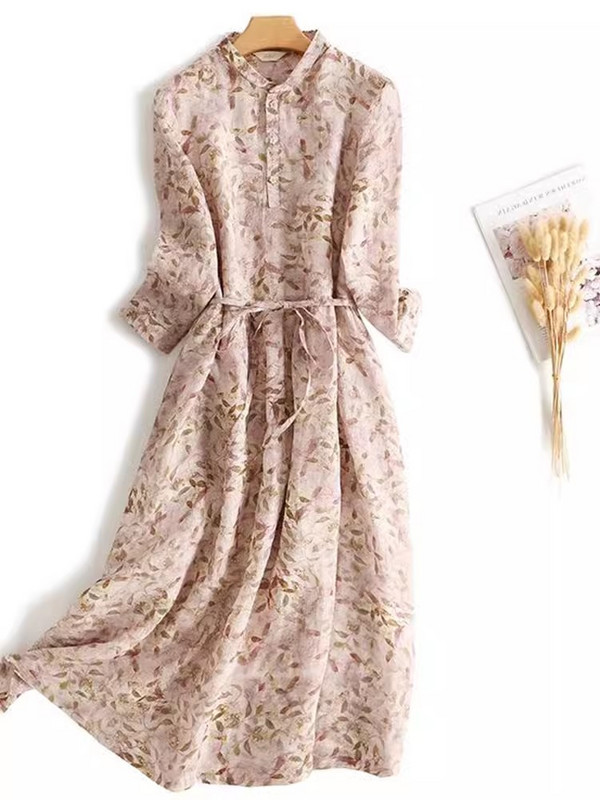 Γυναικεία Sundress 2024 Νέο Καλοκαιρινό floral print Maxi φόρεμα για πάρτι Casual Loose γιορτινά φορέματα παραλίας για γυναίκες Vestido Feminino