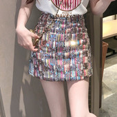 Suvised uued naised Seksikad Luksuslikud Litritega Seelik Vintage Naiste Ruuduline Kõrge Vöökoht Bodycon Seelikud Tänavarõivad Riietus