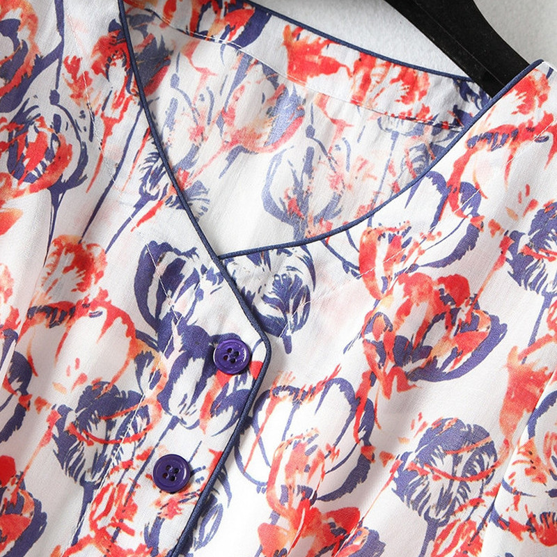 Vintage γυναικεία φορέματα με μονόστομο V λαιμόκοψη με μισό μανίκι Λογοτεχνία Τσέπες με κορδόνια Γυναικεία μακρύ φόρεμα Vestidos Para Mujer