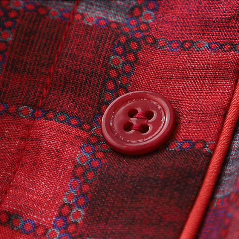 Vintage γυναικεία φορέματα με μονόστομο V λαιμόκοψη με μισό μανίκι Λογοτεχνία Τσέπες με κορδόνια Γυναικεία μακρύ φόρεμα Vestidos Para Mujer