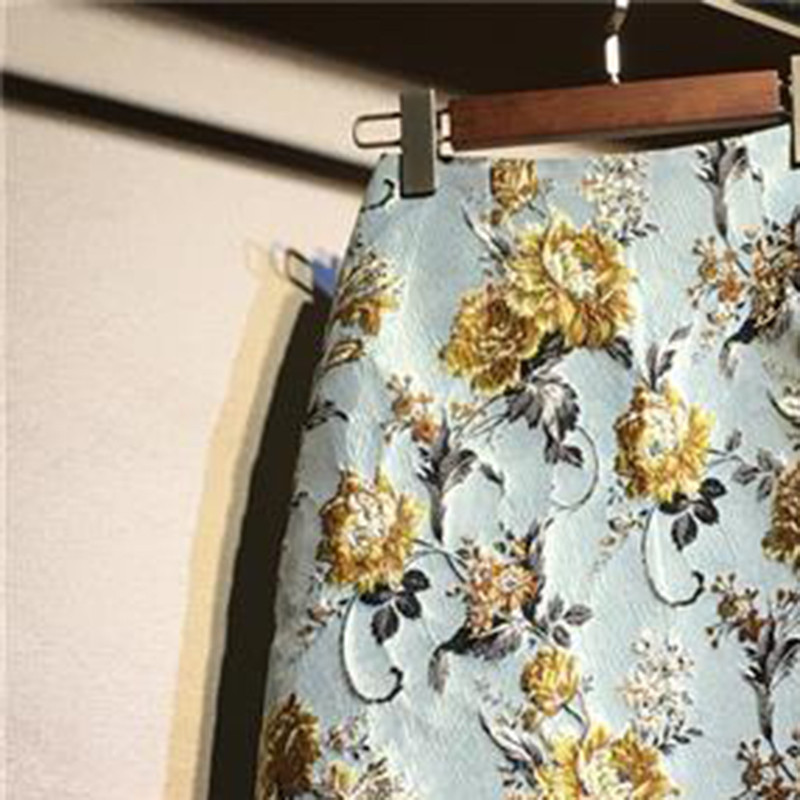 Női szoknya borítás vékony, új női temperamentumú szoknya világos főtt szél nyomott magas derekú zsebes csípőszoknya.