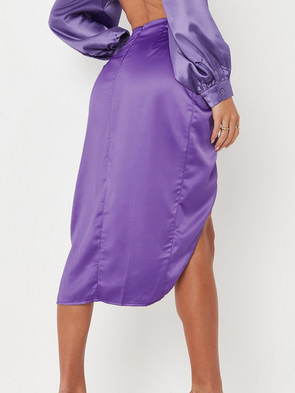 Nyári új szabálytalan szexi ceruza szoknya oldalról osztott rövid magas derék Elegáns buli divat Clubwear Bodycon