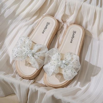 Μοντέρνα γυναικεία εξωτερικά ρούχα με χοντρό κάτω παντόφλες Summer beach flats Casual σανδάλια με ένα λουρί