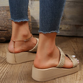 Παντόφλες Γυναικεία Πλατφόρμα Αθλητικά Casual Wedges Σανδάλια Γυναικεία Καλοκαιρινή μόδα Παπούτσια παραλίας