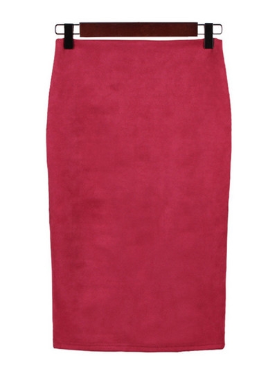 Kevadsügisene seksikad šikid pliiatsseelikud kontorivälim Naturaalne vöökoht põlveni täis seelik Juhuslik õhuke puusaplaaster