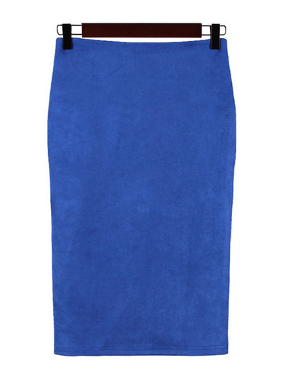 Kevadsügisene seksikad šikid pliiatsseelikud kontorivälim Naturaalne vöökoht põlveni täis seelik Juhuslik õhuke puusaplaaster