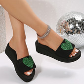 Reducere caldă pantofi de damă, papuci de femei cu vârf deschis, de vară, pantofi de culoare solidă, pantofi cu platformă pentru femei, Zapatillas De Mujer