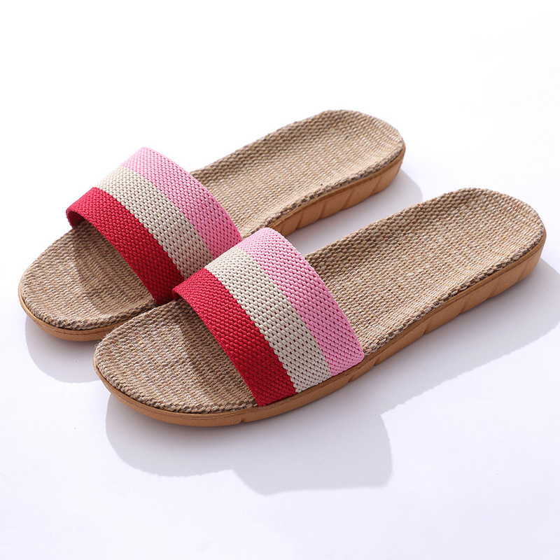 Naiste kontrastsed triibulised sussid Paaristiilis Mood vabaaja kolmevärviline mood Naiste sussid Suvised neutraalsed mugavad kingad