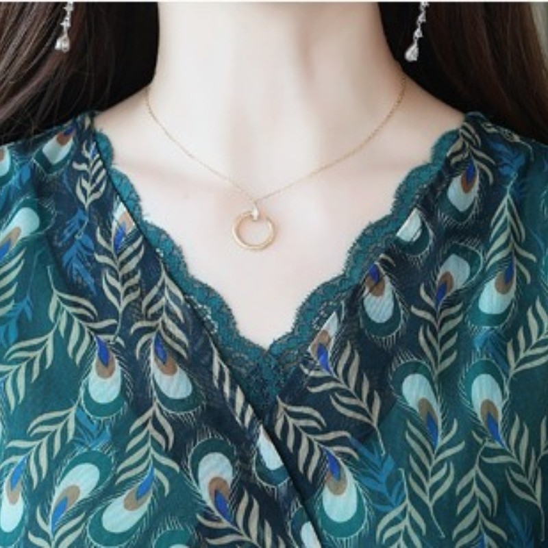 Γυναικείο πουλόβερ καλοκαιριού 2024 με λαιμόκοψη με λαιμόκοψη Νέο συνονθύλευμα λουράκι με στάμπα Μόδα με φερμουάρ Ευέλικτο καθημερινό γραφείο Γυναικείο κοντομάνικο φόρεμα