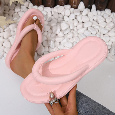 Suvised pehme tallaga ranna plätud naistele EVA libisemiskindlad varvassussid basseinisussid naistele mugavad lamedad kontsad padi liugused sandaalid