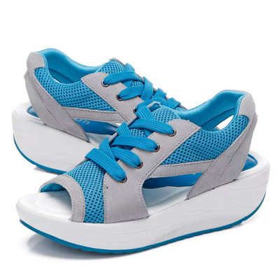 Női szandálok Női platform vaskos szandálok Kényelmes női szandálok Nyitott orrú alkalmi nyári sportcipők