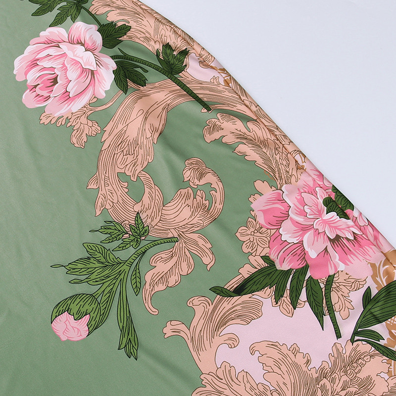 Αμάνικο τύπωμα Ζαρτιέρες γυναικείο φόρεμα Fashion Vneck λεπτή μακριά φούστα 2023 καλοκαιρινή μόδα γυναικεία ρόμπα beach party club JY23159SK