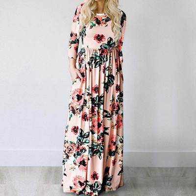 Rochie maxi de vară pentru femei 2022, rochie boho cu imprimeu floral, rochie de plajă pentru femei, petrecere de seară, rochie lungă, rochie de soare, 3XL