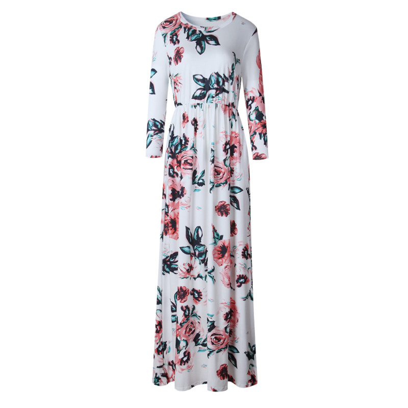 Rochie maxi de vară pentru femei 2022, rochie boho cu imprimeu floral, rochie de plajă pentru femei, petrecere de seară, rochie lungă, rochie de soare, 3XL