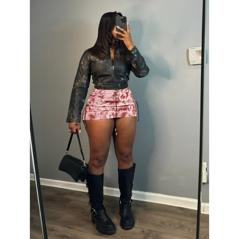 Lipsuvärviga naiste miniseelikud Kõrge vöökohaga kõhn lühike kleit 2024 Suvine treening Aktiivne riietus Tänavarõivad Seksikad ööklubi peoõhtud