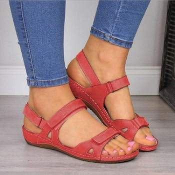 Обувки за жени 2023 Летни дамски сандали с рибешка уста Дишащи плоски токчета с отворени пръсти Ежедневни ежедневни сандали Удобни