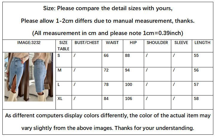 Traper paket Hip Skirt Seksi Pencil Y2K svježe slatke traper suknje Ženske proreze Modne ležerne jednobojne jeans suknje