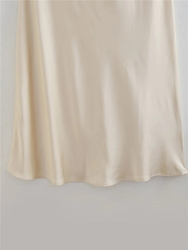 TRAF lilleline päitsetega kleit naisele, satiinist pikk kleit naiste seljata seksikad õhtukleidid suvised peokleidid naistele