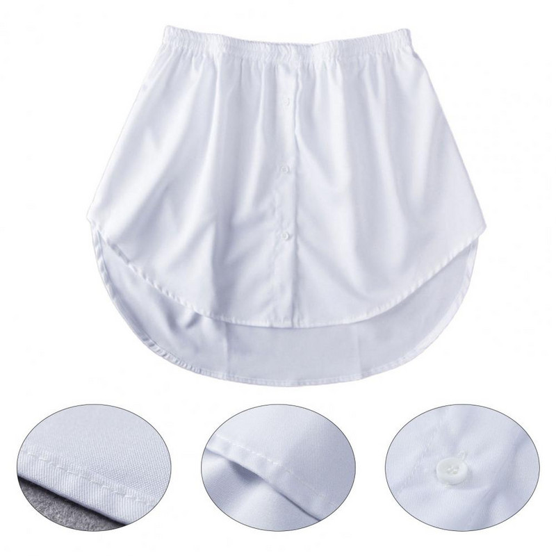 Nova modna ženska lažna lažna košulja za 2023. Bluza Rub od pamuka Odvojiva donja suknja Suknja Košulja Elastična nepravilna suknja