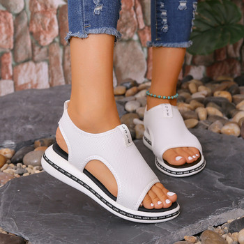 Дамски сандали Плоски сандали със супер меко дъно Летни модни равни сандали