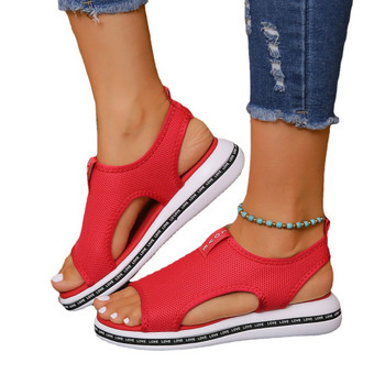 Дамски сандали Плоски сандали със супер меко дъно Летни модни равни сандали