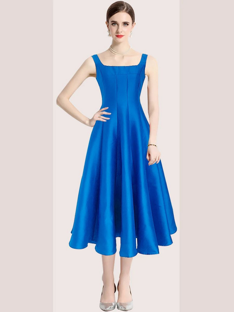 Seksi večernje debele satenske posebne prigodne ženske balske haljine s naramenicama za zabave s kosim izrezom Koktel haljine za maturalnu večer bez leđa