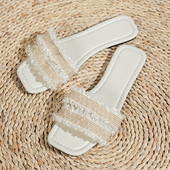 2023. aasta uued rannasussid, naiste suvised välirõivad, moodsad lameda põhjaga rannakingad Naiste kingad Zapatos De Mujer