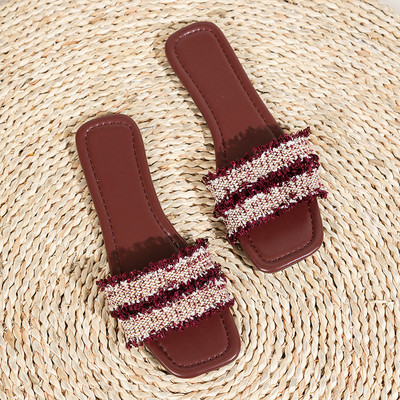 2023. aasta uued rannasussid, naiste suvised välirõivad, moodsad lameda põhjaga rannakingad Naiste kingad Zapatos De Mujer