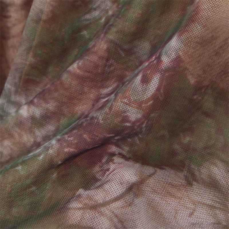 KEYANKETIAN New Summer Tie-Dye Imprimat Fusta teacă femei stil retro asimetrică decorativă Wrap șold Stretch Mini fusta